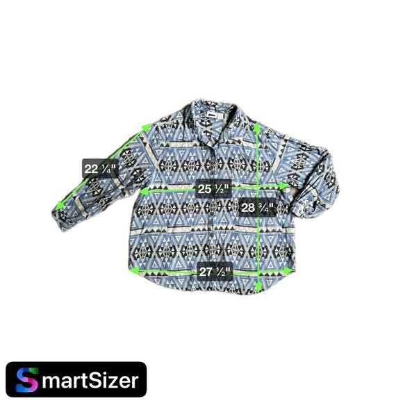 Vintage Button Up Shirt‎ Womens Size 3X Plus Southwestern Cowboy Thick Festival - Picture 2 of 8